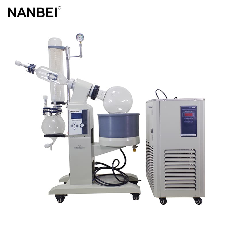 rotary evaporator with chiller